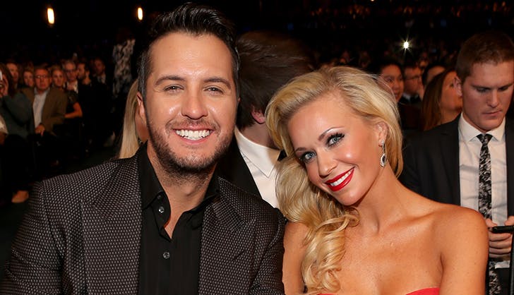 What is Luke Bryan's wife's profession?