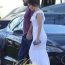 Jennifer Lopez was spotted with her fiancé Ben Affleck on the set of the actor’s upcoming movie in LA 