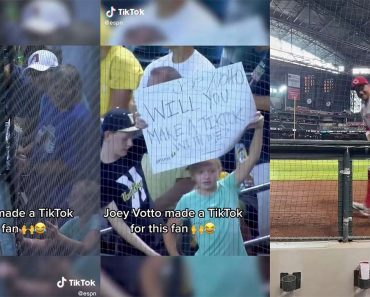 TikTok: “The Greddy” dance became viral on social media. Here’s how Joey Votto made it memorable for this young fan
