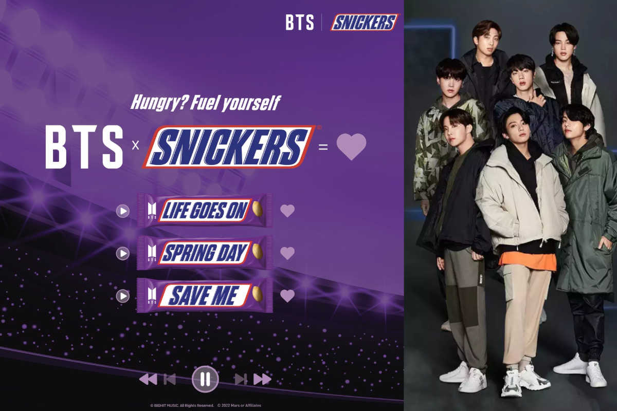 BTS x Snickers collab