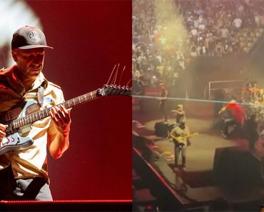 Guitarist Tom Morello from Rage Against the Machine was manhandled by security in Toronto
