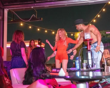 Singer Brandi Glanville celebrates the release of new song in Las Vegas Strip Club